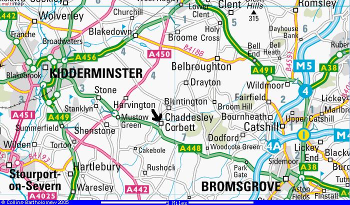 Kidderminster carte